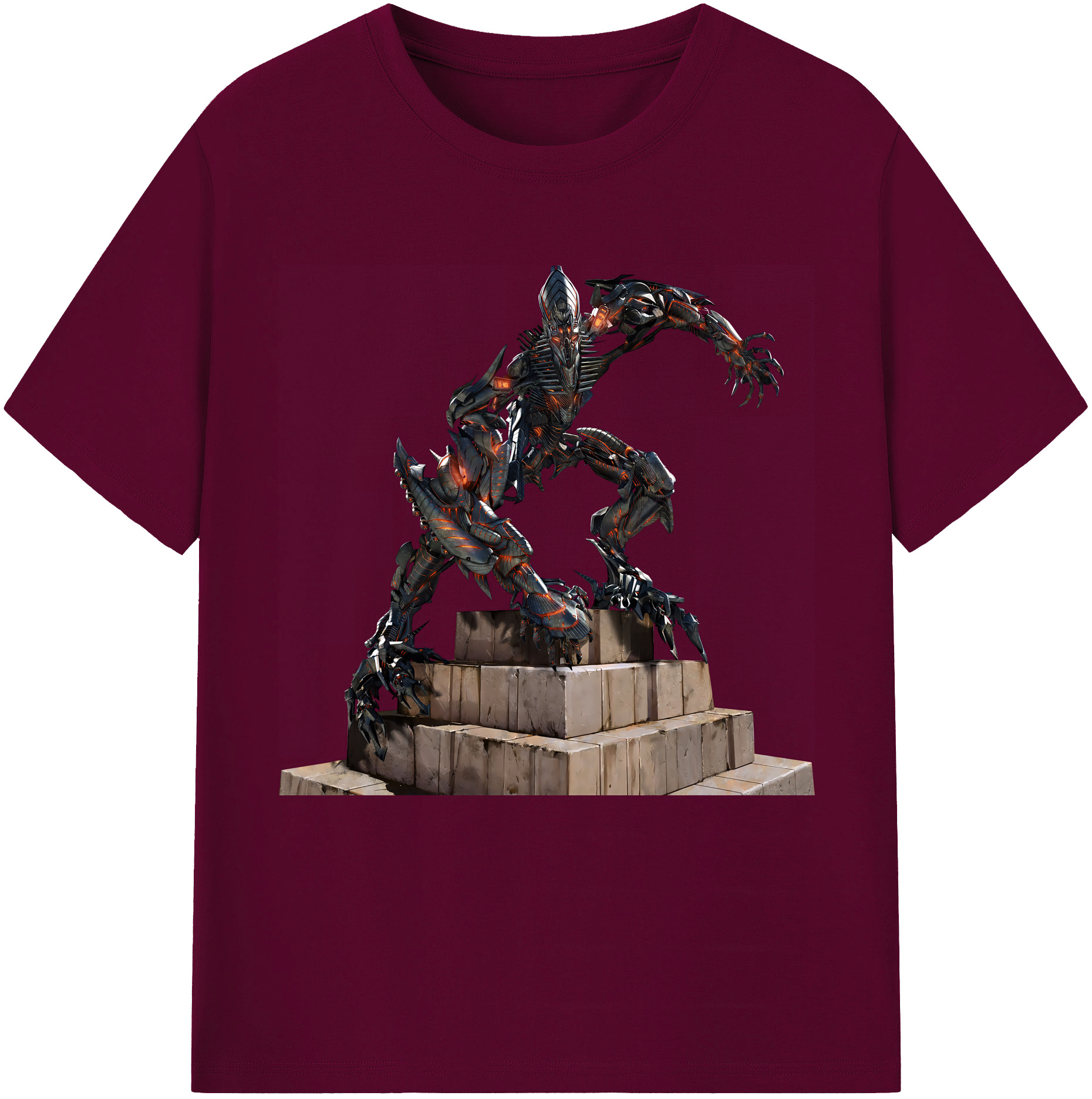 （画像用） Transformers トランスフォーマー レディースカジュアルプリントTシャツ（綿100％）